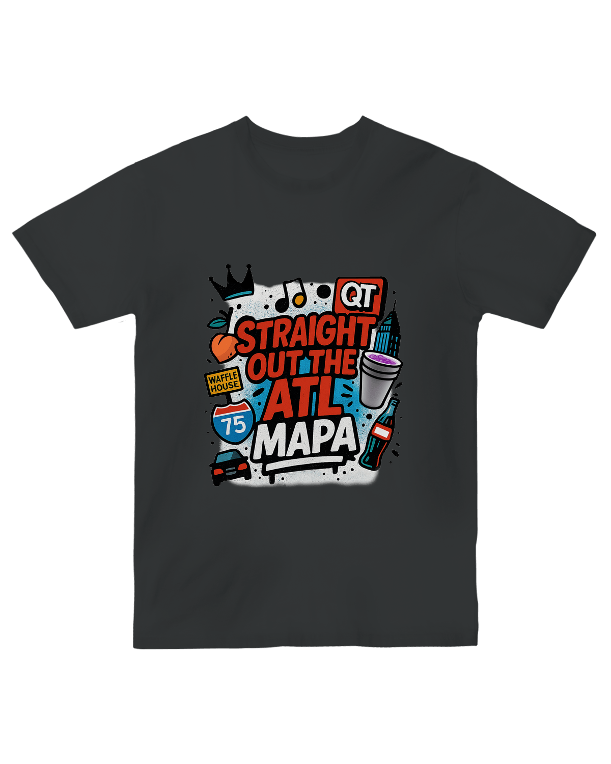 Product "Straight Out the ATL" Graffiti Tee by Therealmapa